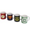 Set de tazas de café de superhéroes - DC Comics
